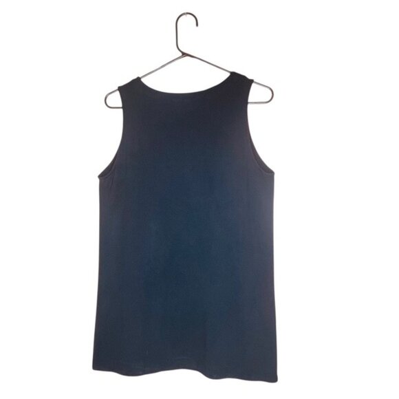 J. JILL Wearever Collection Sleeveless Black Tunic Top - Size Medium - Picture 4 of 6